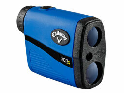 Blue rangefinder with black callaway logo