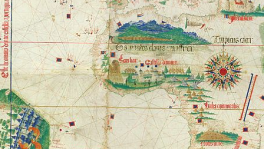 image of an old map