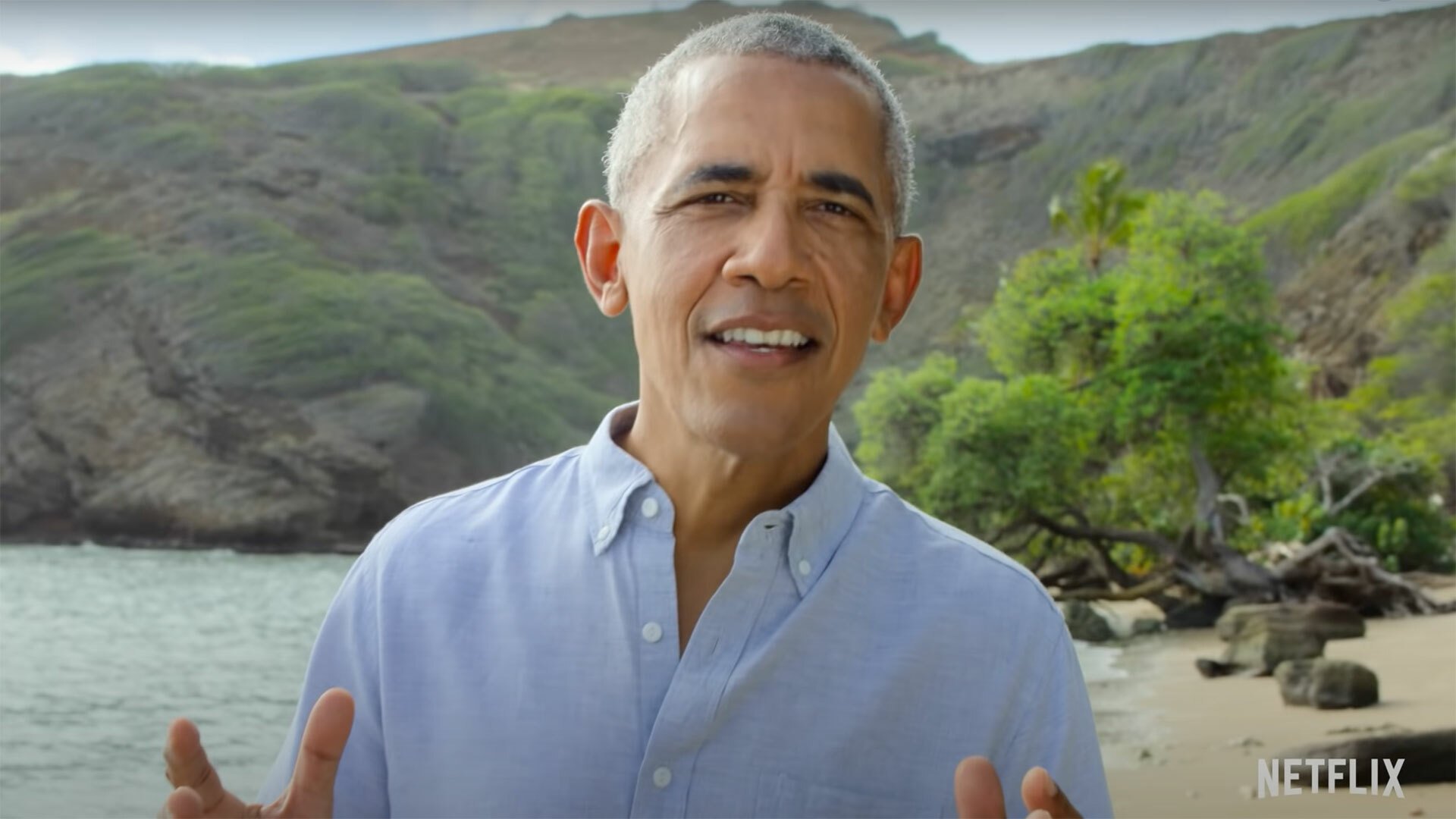 Barack Obama in Netflix's trailer for 