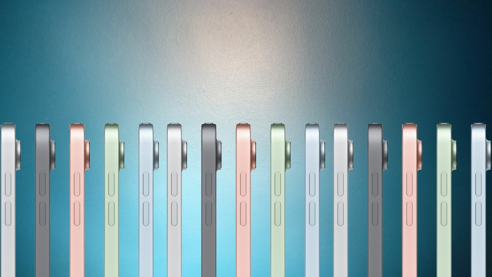 profile shots of every color of the ipad air