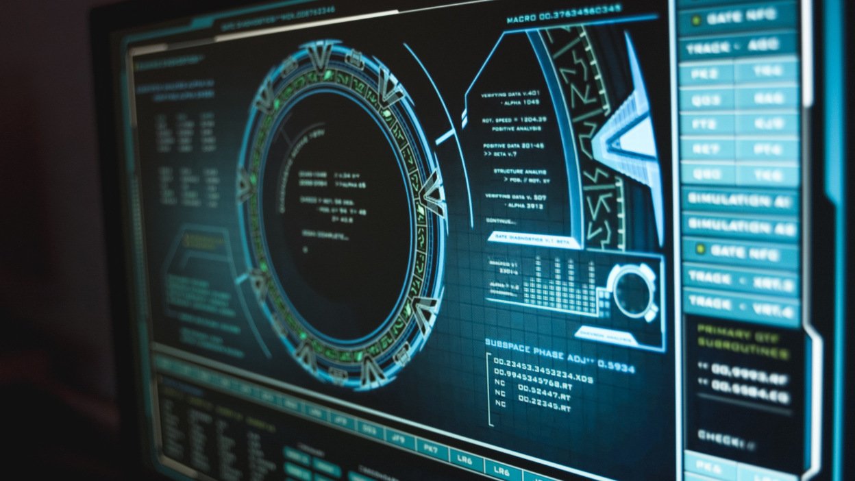 Data on screen