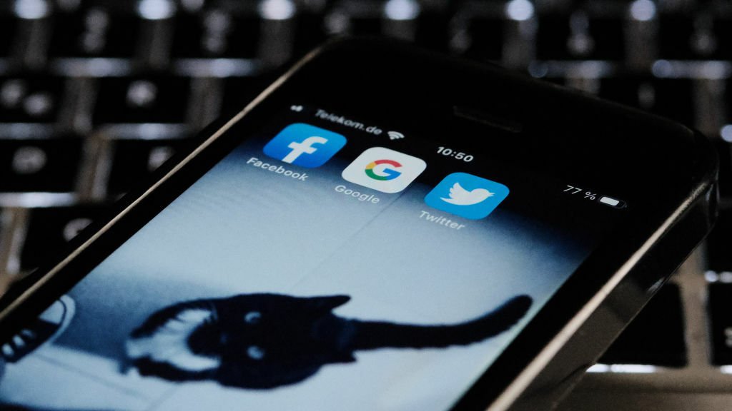 App icons on phone screen