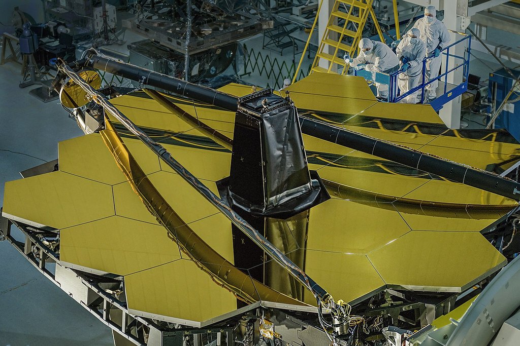 James Webb Space Telescope capturing light