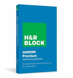 box art for h&r block tax prep software