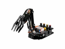 Black robot claw arm