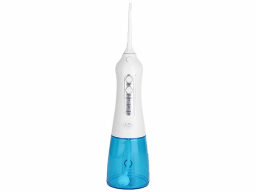 White water flosser with blue clear base