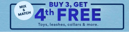 Buy three, get fourth free graphic