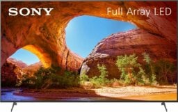 Sony TV with desert scene screensaver