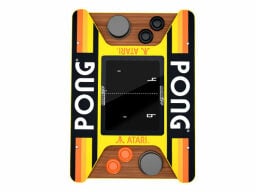 Two-person arcade game of pong