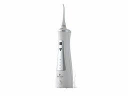 Grey electric toothbrush with control panel