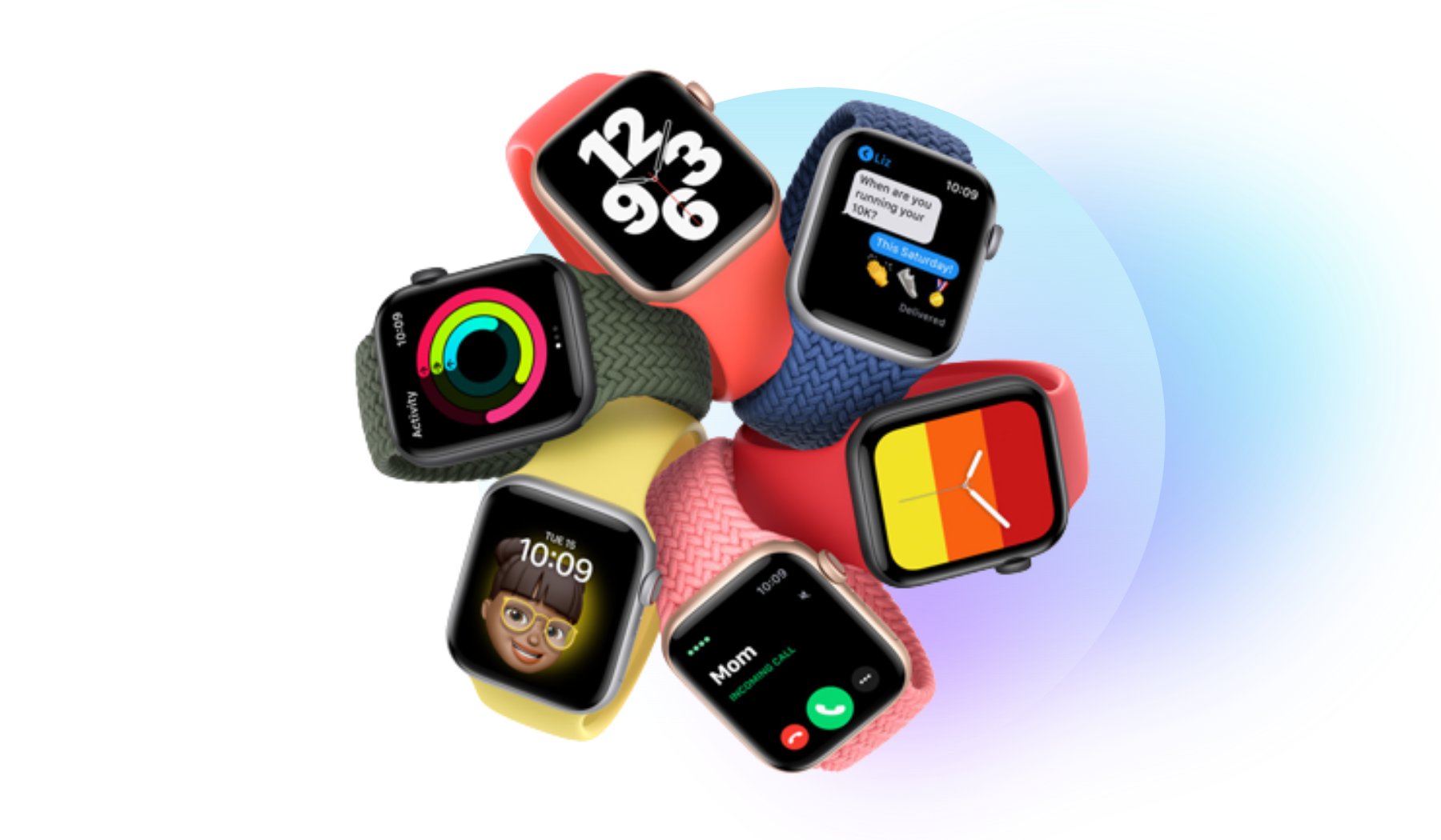 Score the Apple Watch SE with a blue 40 mm band for just over $200.