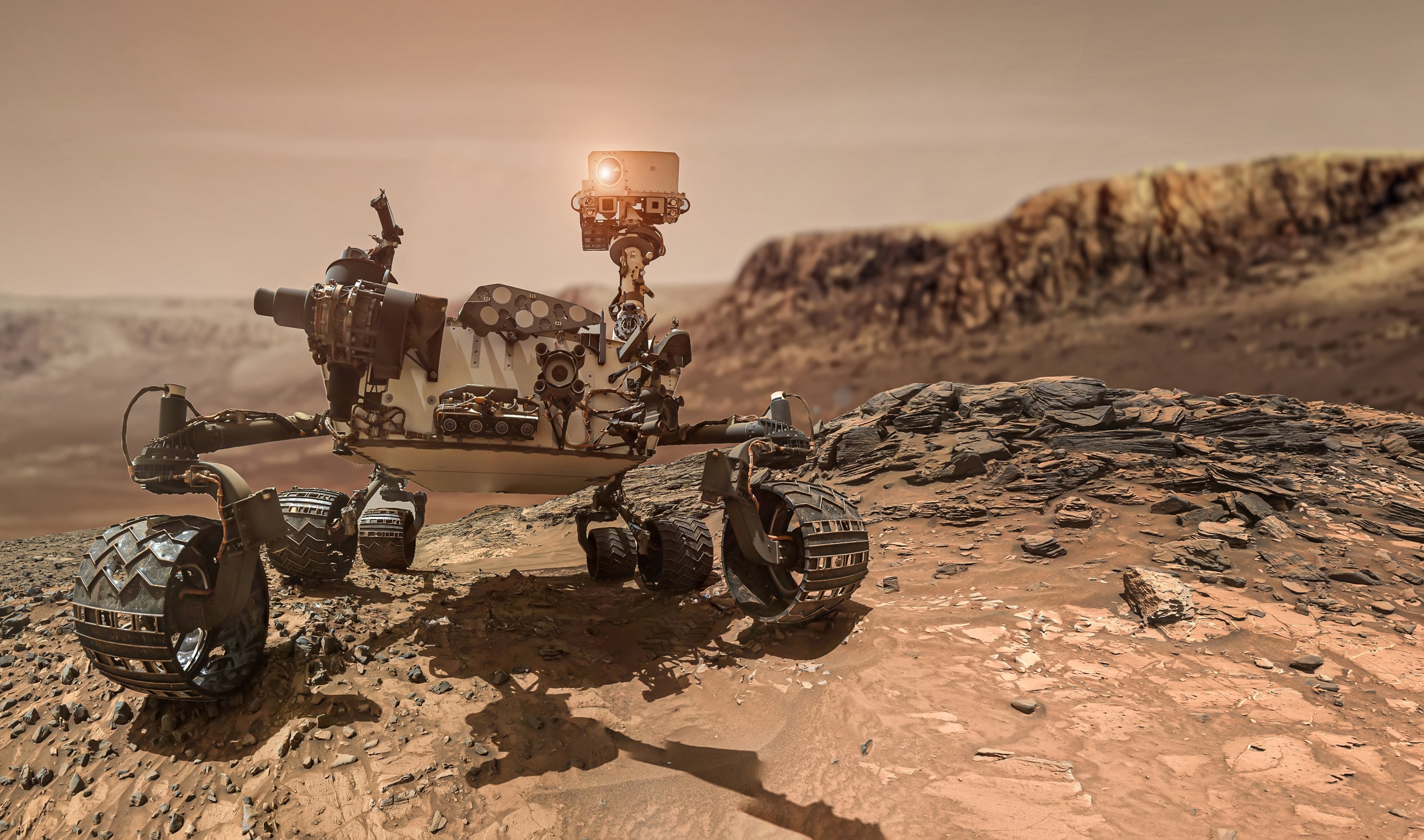 Perseverance Mars rover on the Red Planet