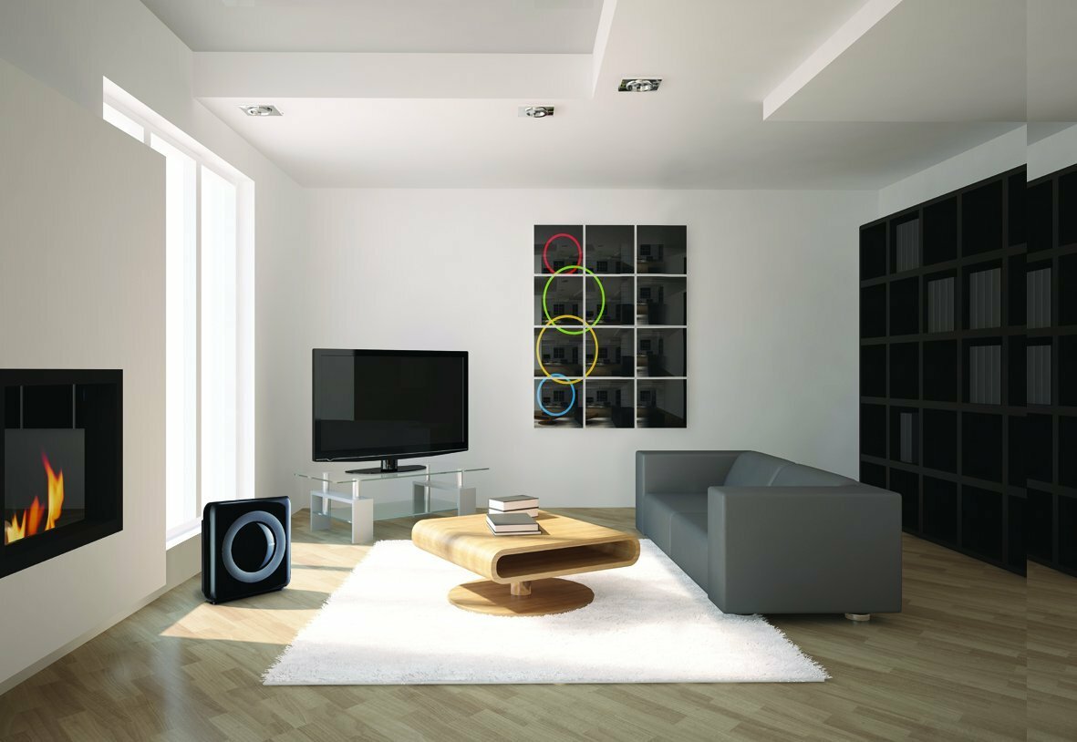 Coway Mighty Air Purifier in a living room.