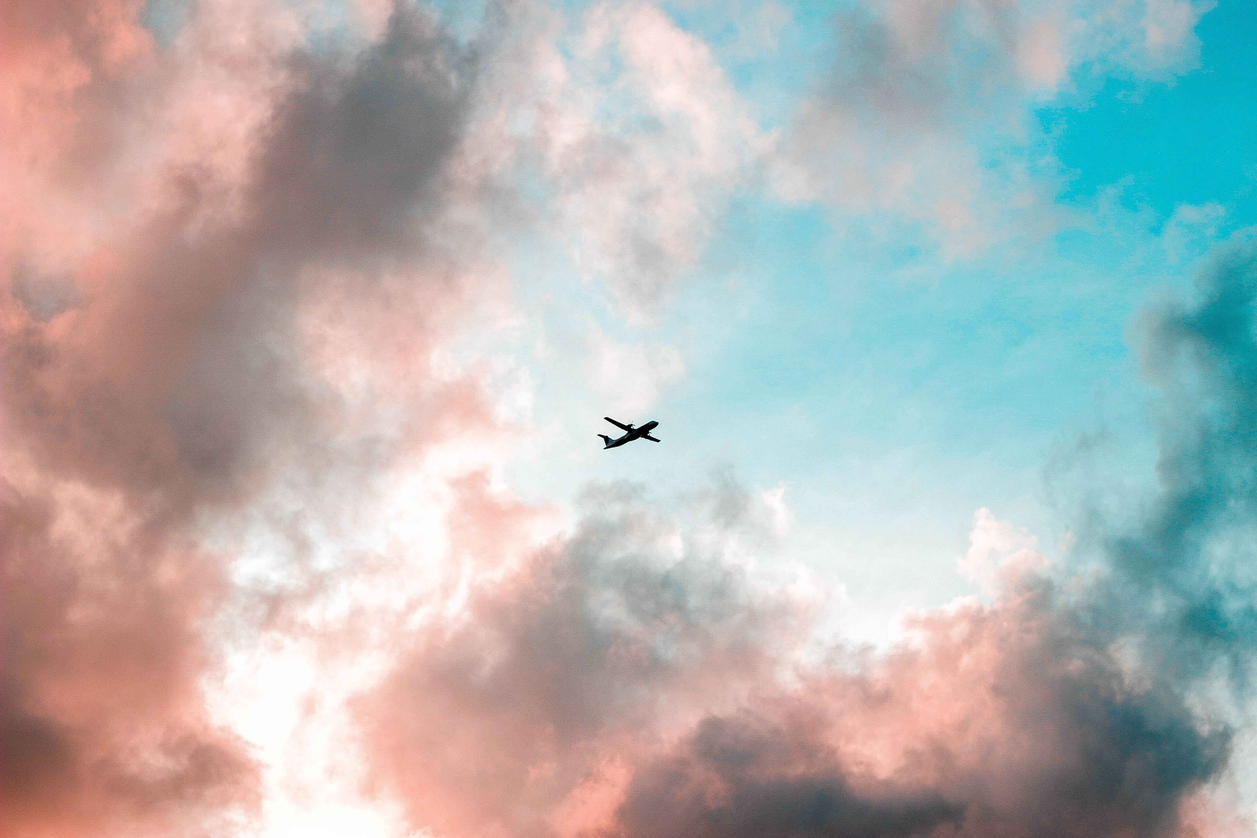 Plane in sky
