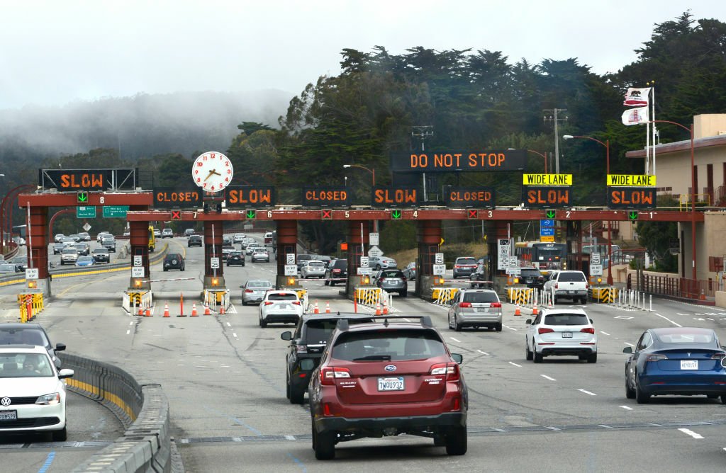 California toll booth