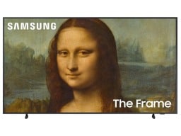 a 43-inch samsung the frame qled tv
