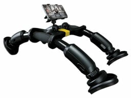 Black ab machine with four legs