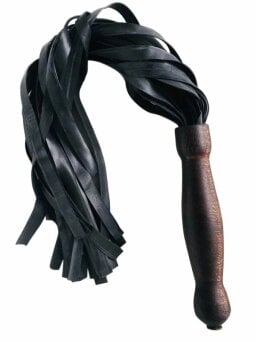 flogger with wooden handle
