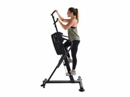 Person using stair climbing machine