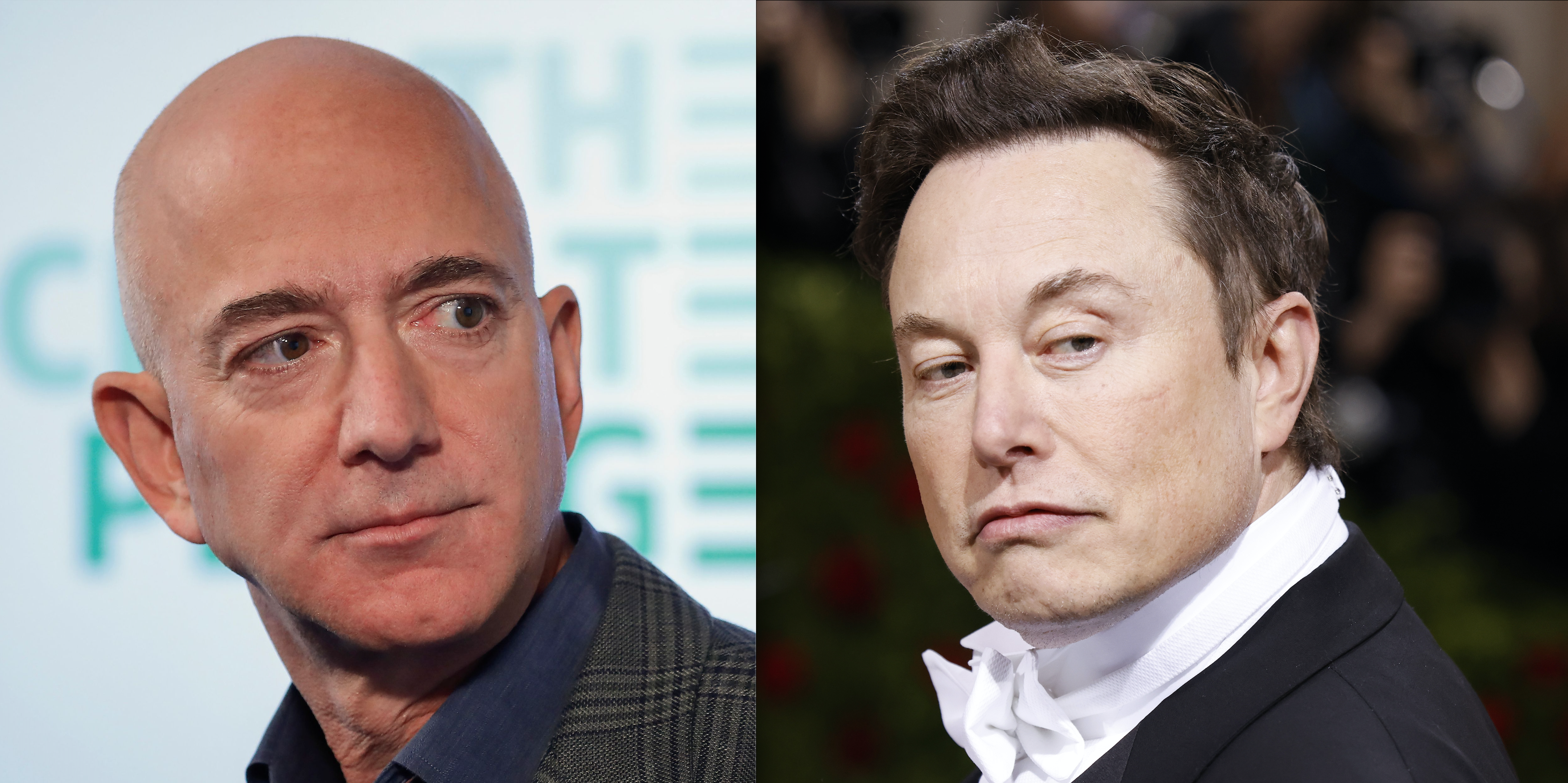 Jeff Bezos and Elon Musk