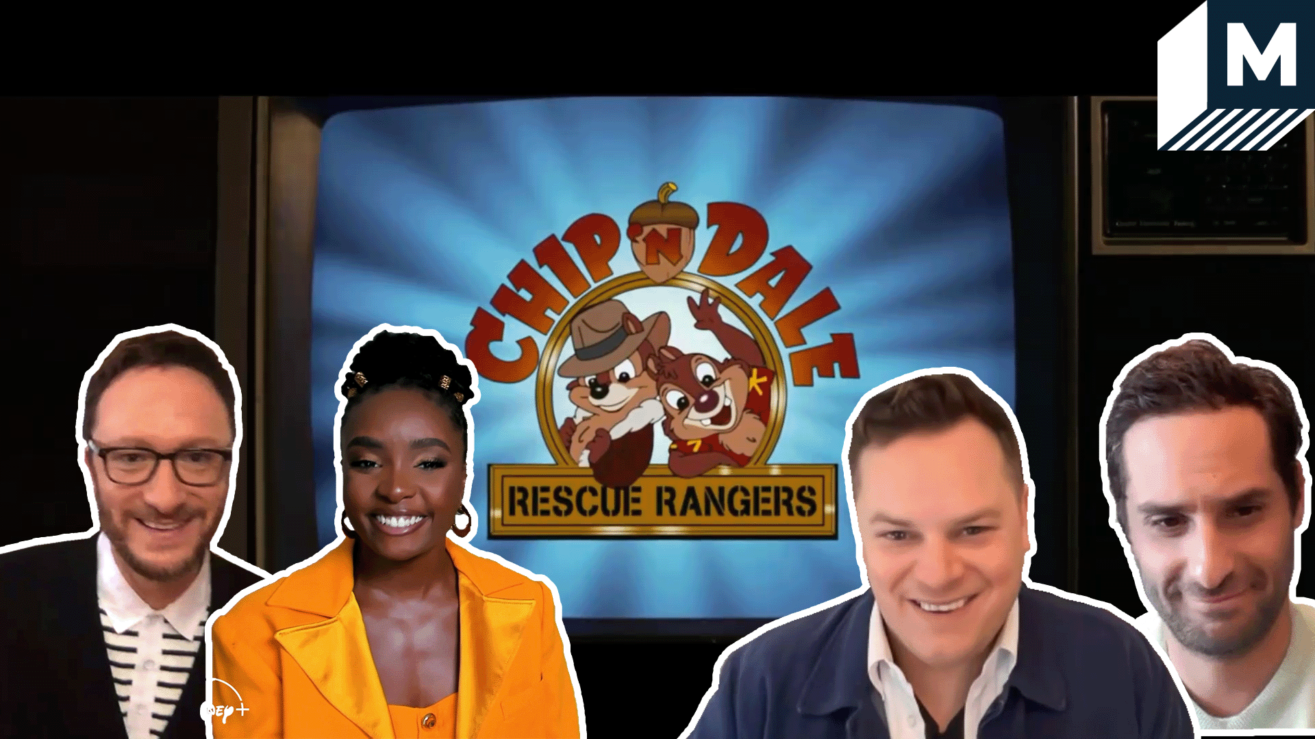 Akiva Shaffer, Kiki Layne, Doug Mand and Dan Gregor in front of the