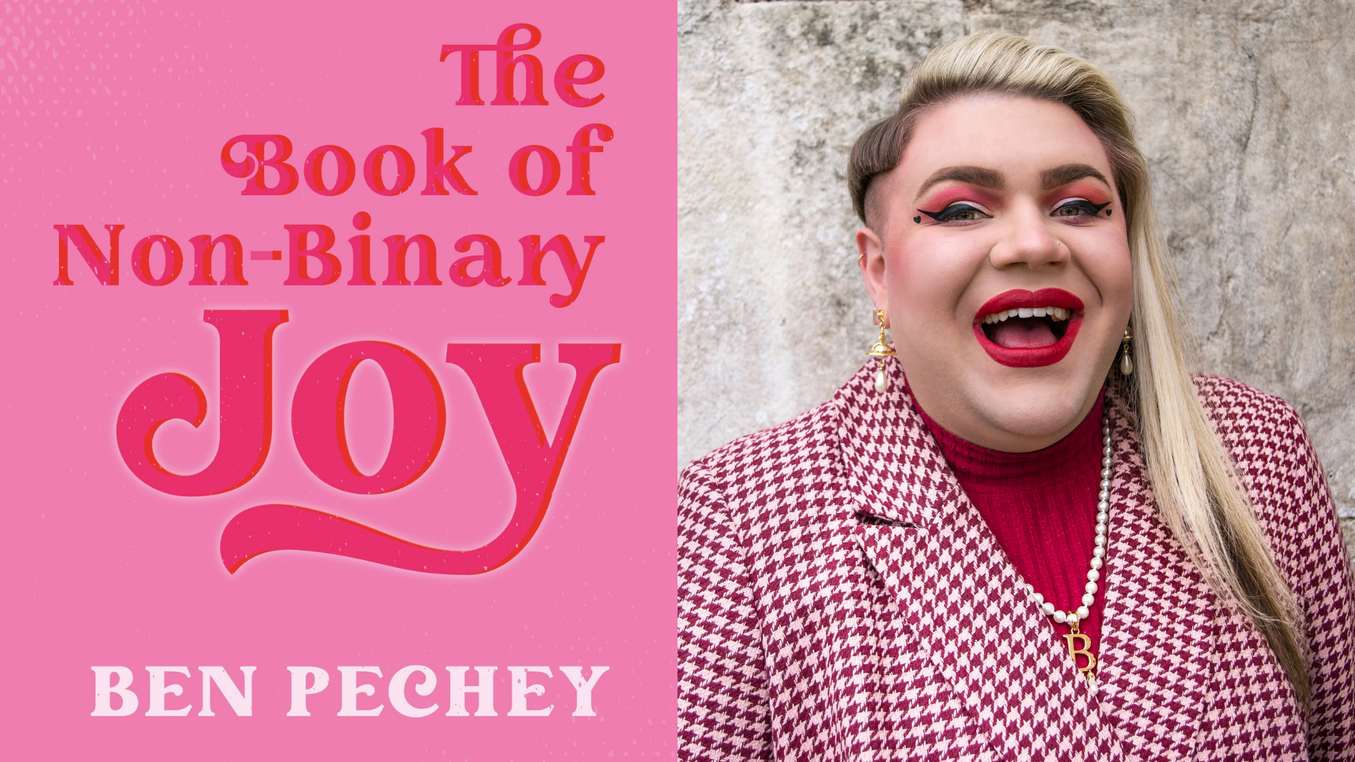 A composite image of the front cover of Ben Pechey's book 