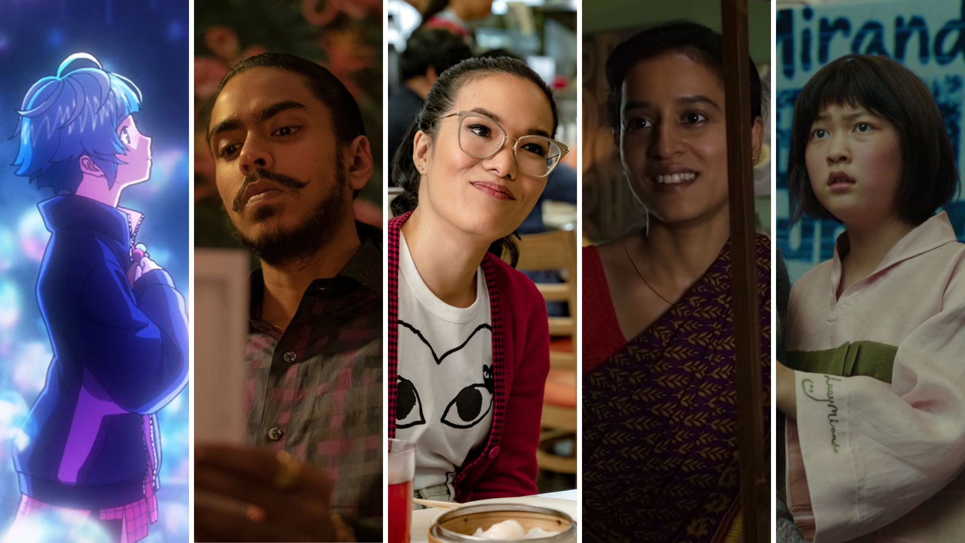 Five images from Netflix films made by Asian creators