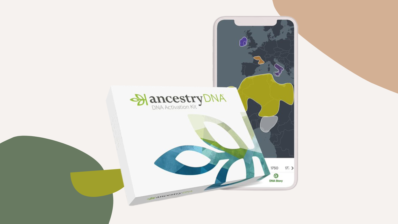 ancestrydna test kit with app