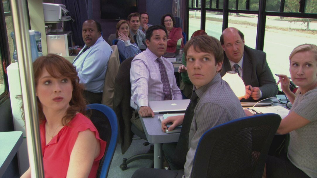 The cast of