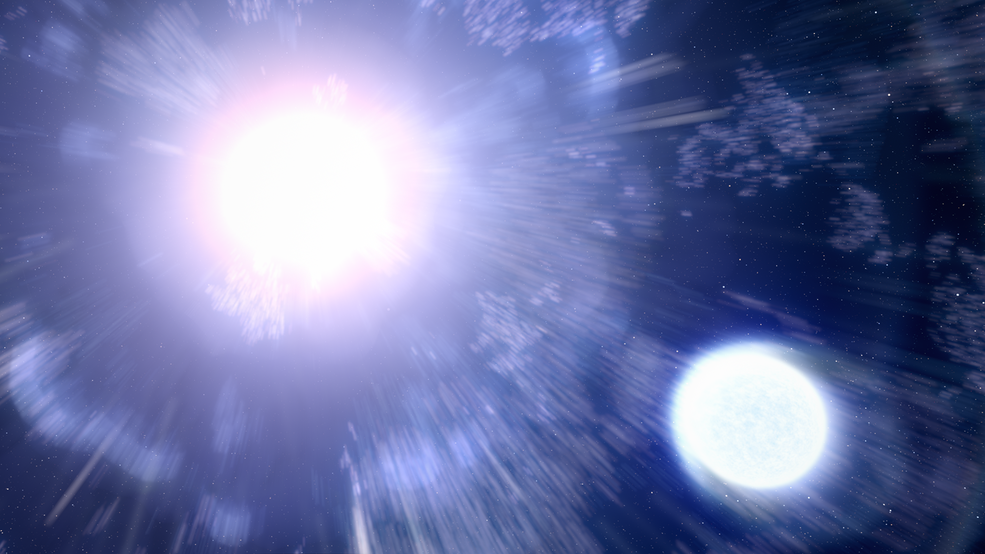 a star surviving a supernova explosion