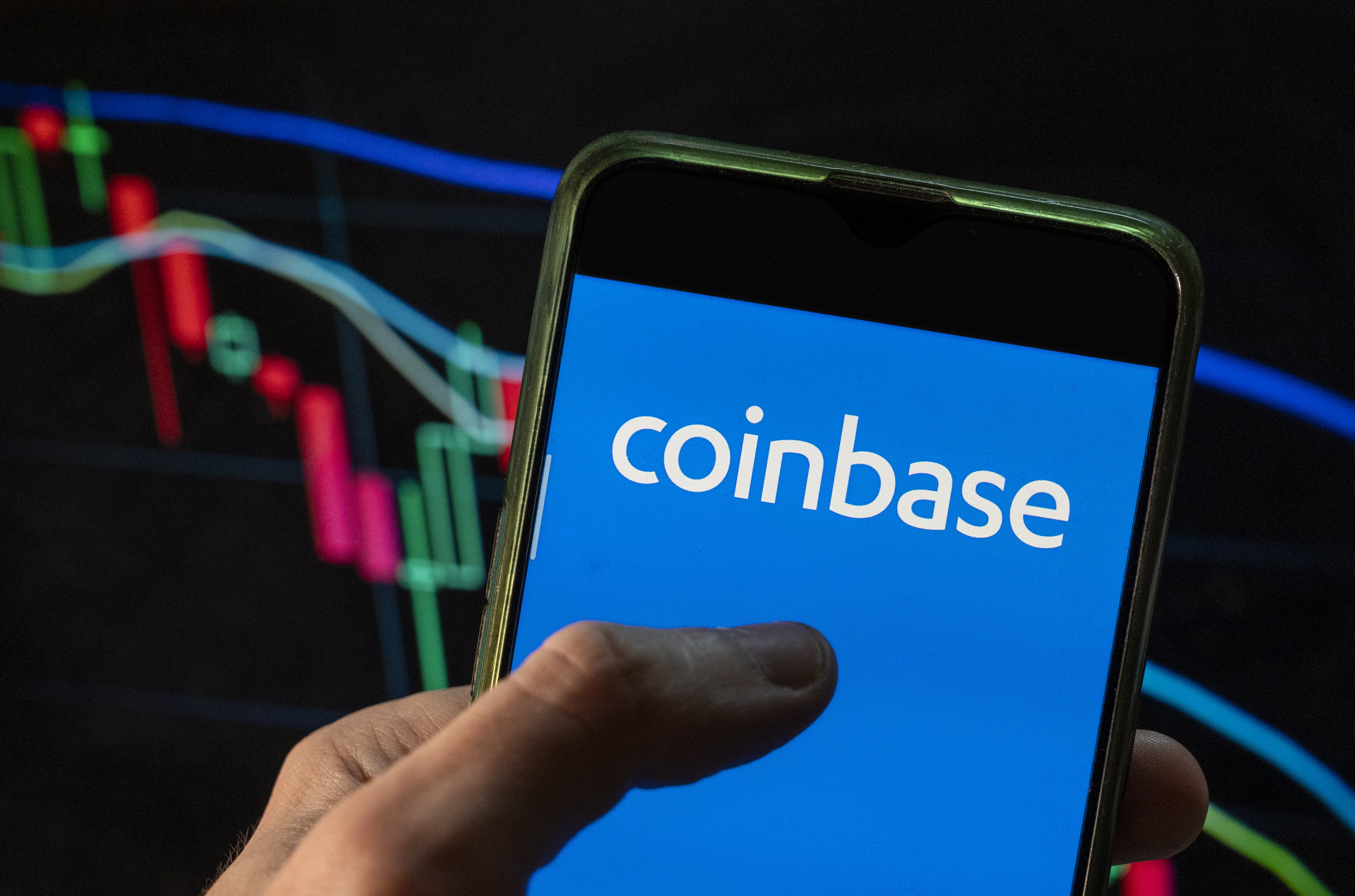 Coinbase on iPhone