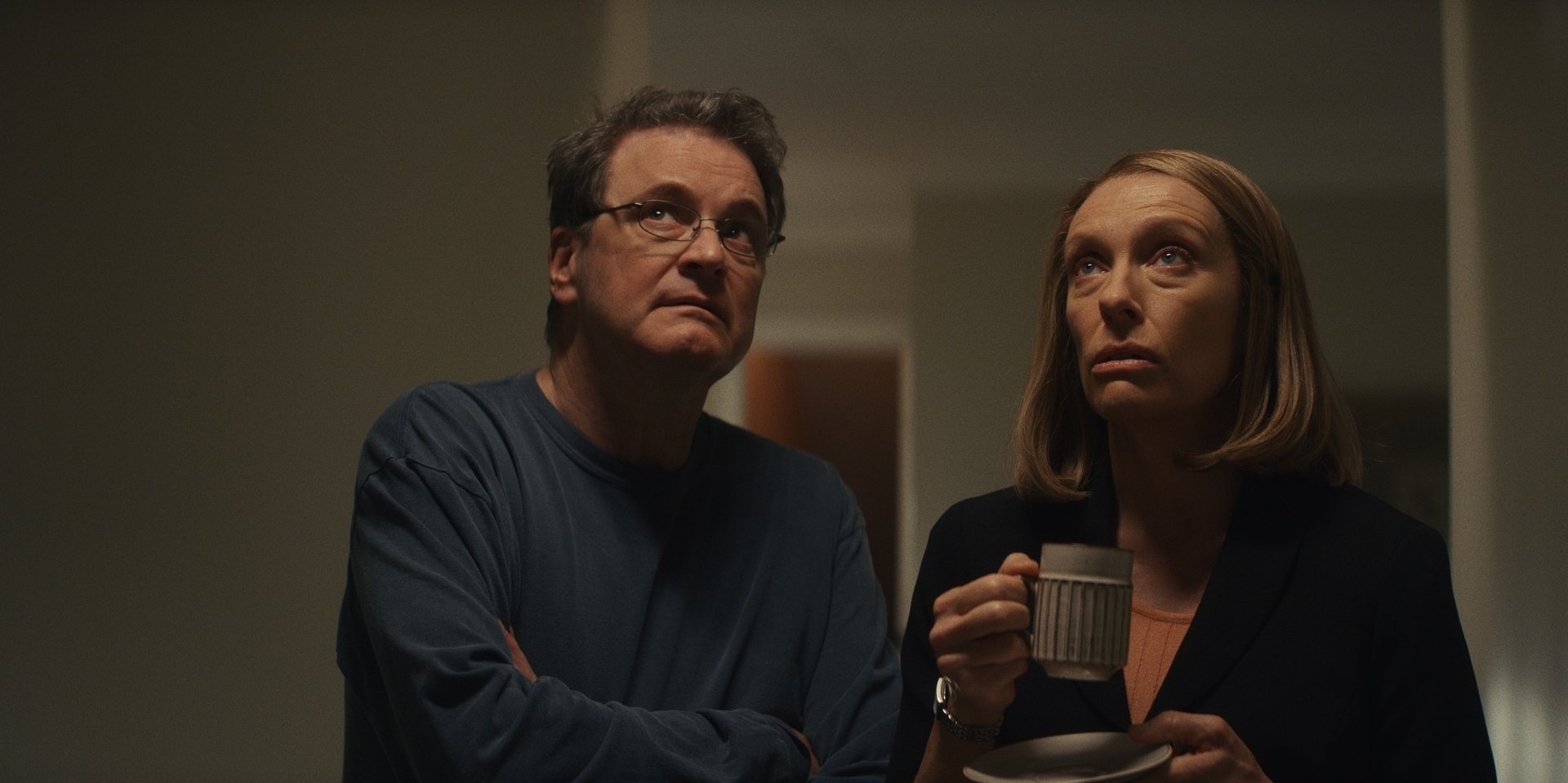 Colin Firth and Toni Collette play Michael and Kathleen Peterson in the HBO Max 