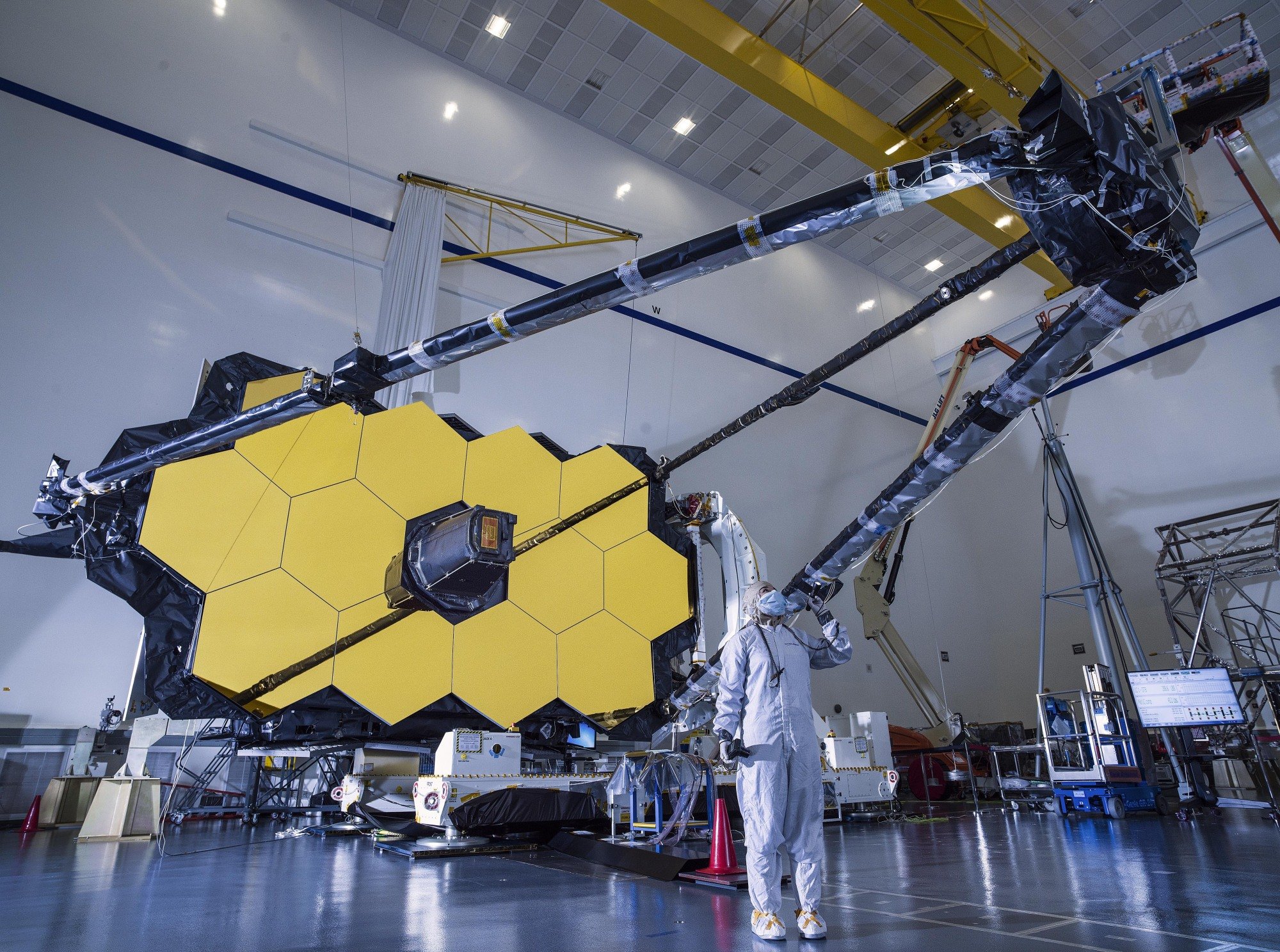 Preparing the James Webb Space Telescope primary mirror