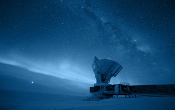 The South Pole Telescope at NSF's Amundsen–Scott South Pole Station