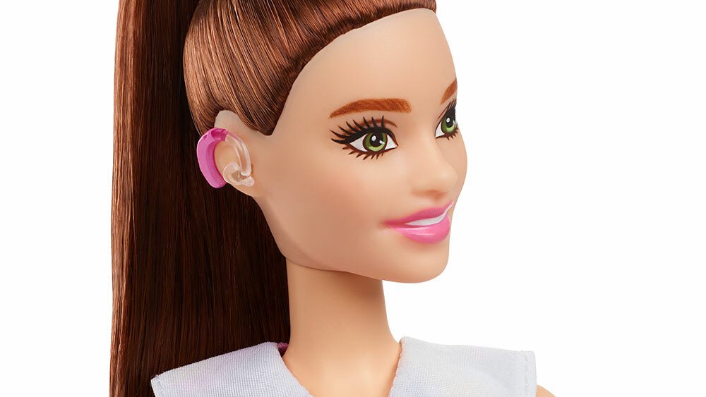 New Barbie doll with a hearing aid