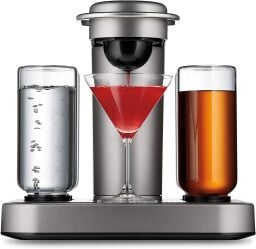 Bartesian cocktail maker with martini glass