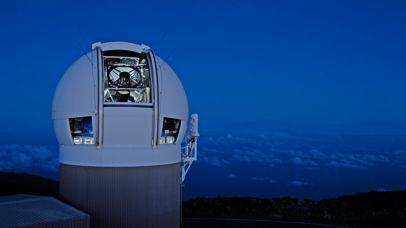 the Pan-STARRS telescope atop Maui