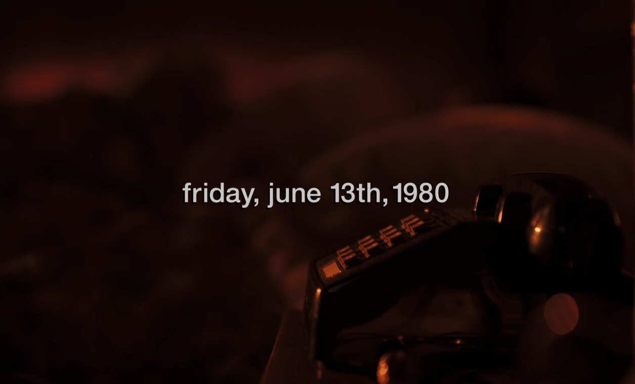 A screenshot from Hulu's "Candy" which reads "friday, june 13th, 1980."