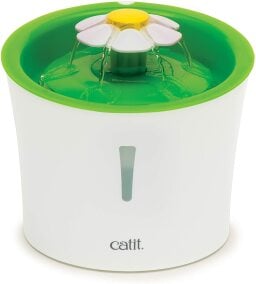 the Catit Senses 2.0 Flower Fountain