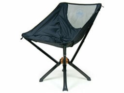 Black camping chair