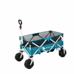 blue collapsible wagon