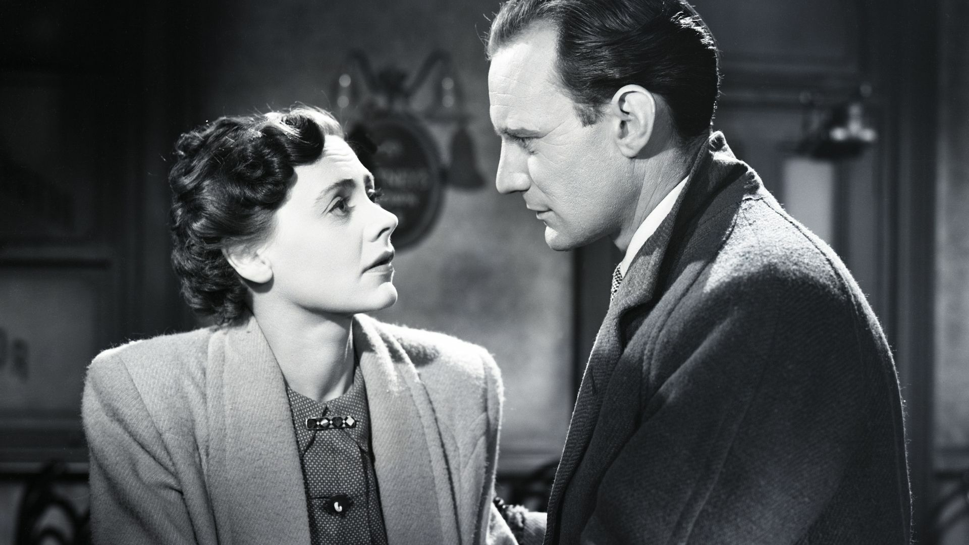 Celia Johnson and Trevor Howard in "Brief Encounter"