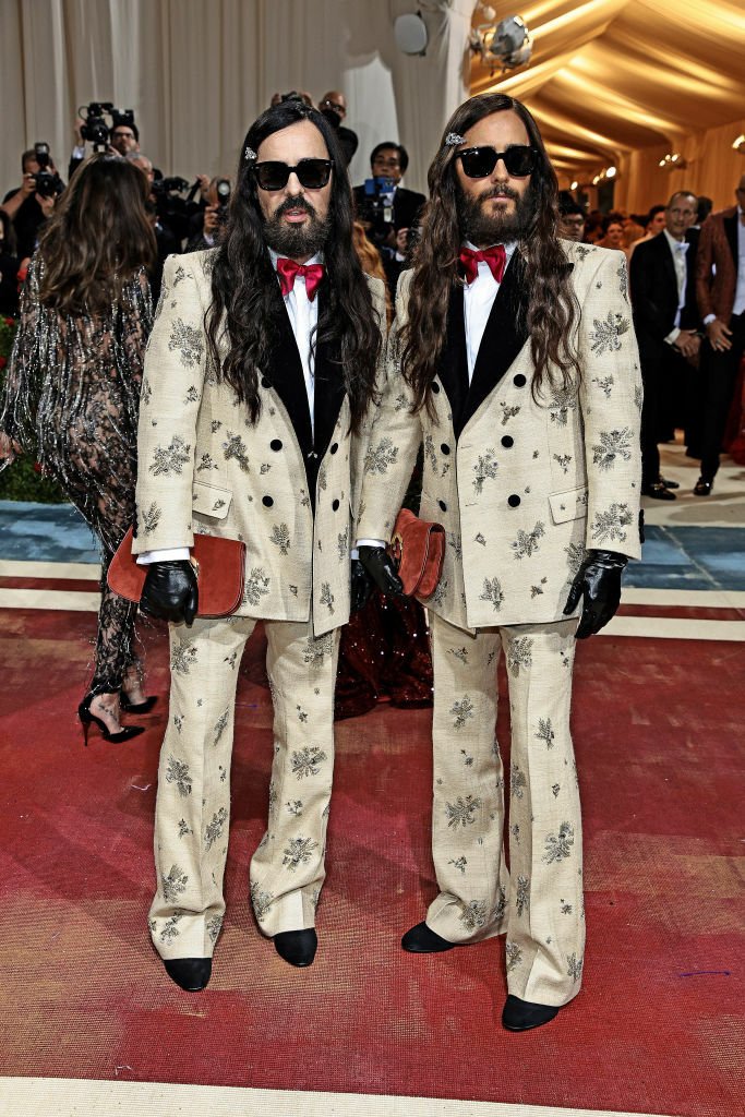 Alessandro Michele and Jared Leto at the Met Gala.