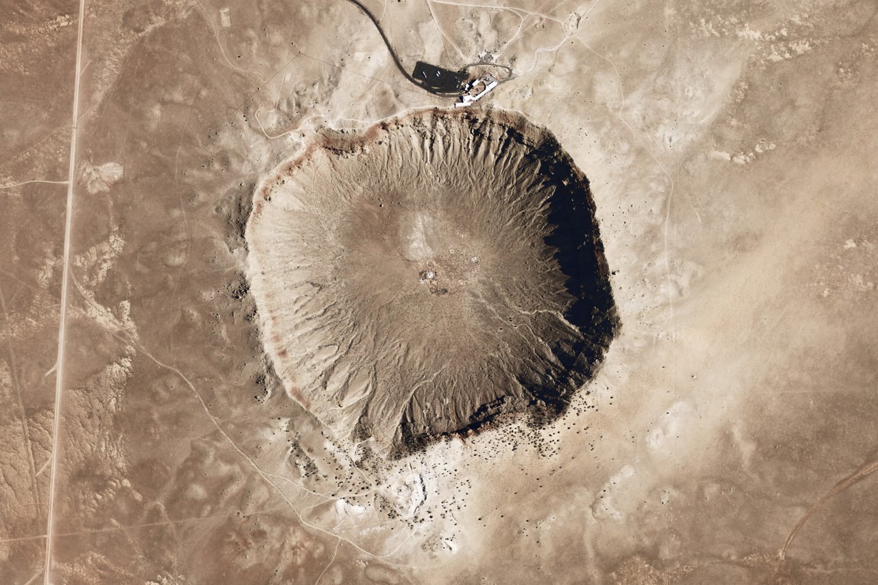 the Meteor Crater in Arizona