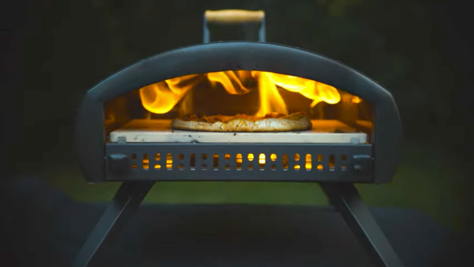 bertello grande gas and wood fired pizza oven