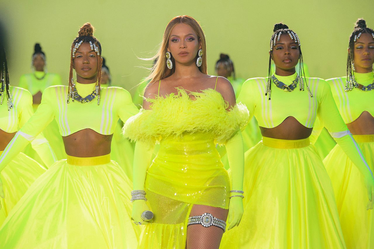 Beyoncé performs during the ABC telecast of the 94th Oscars on Sunday, March 27, 2022 in Los Angeles, California. 