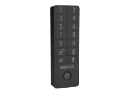 Black keypad lock