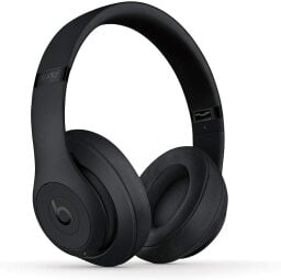 a pair of black beats studio3 headphones