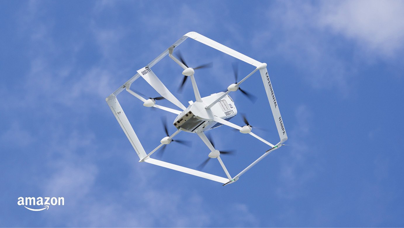 Image of Amazon's new drone