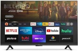 Amazon Omni TV with streaming apps on screen